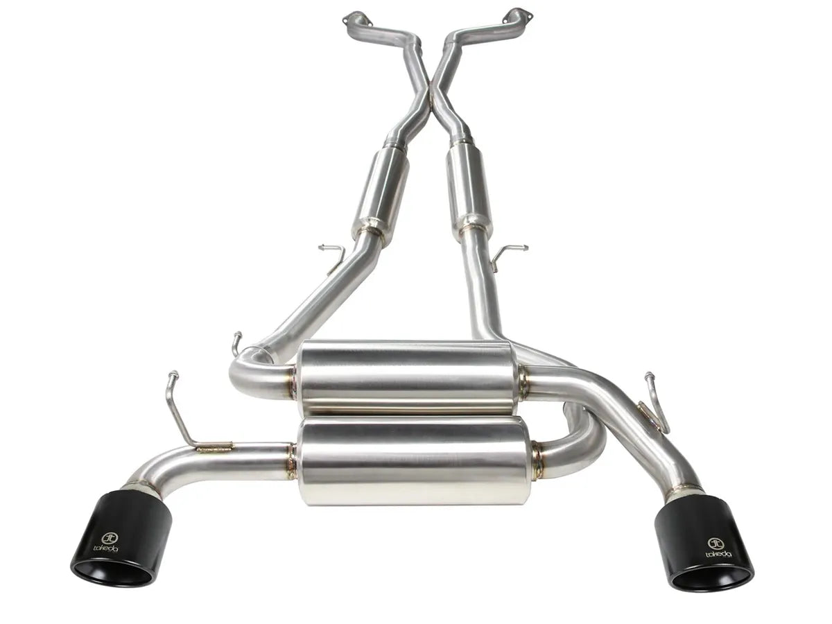 aFe Takeda 2.5" 304 Stainless Steel Cat-Back | 14-16 Infiniti Q60 Coupe 3.7L / 08-13 G37 Coupe 3.7L (49-36103)