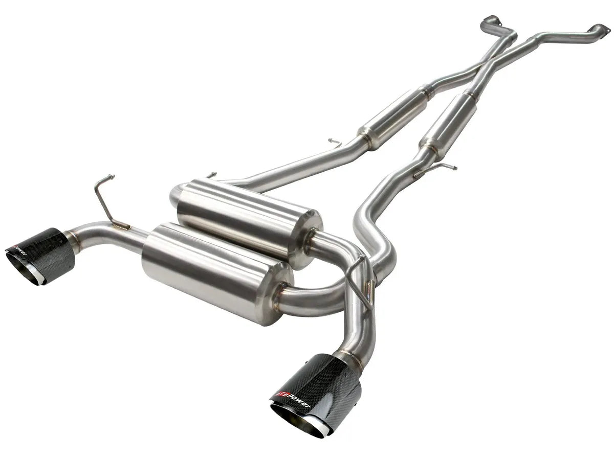 aFe Takeda 2.5" 304 Stainless Steel Cat-Back | 14-16 Infiniti Q60 Coupe 3.7L / 08-13 G37 Coupe 3.7L (49-36103)
