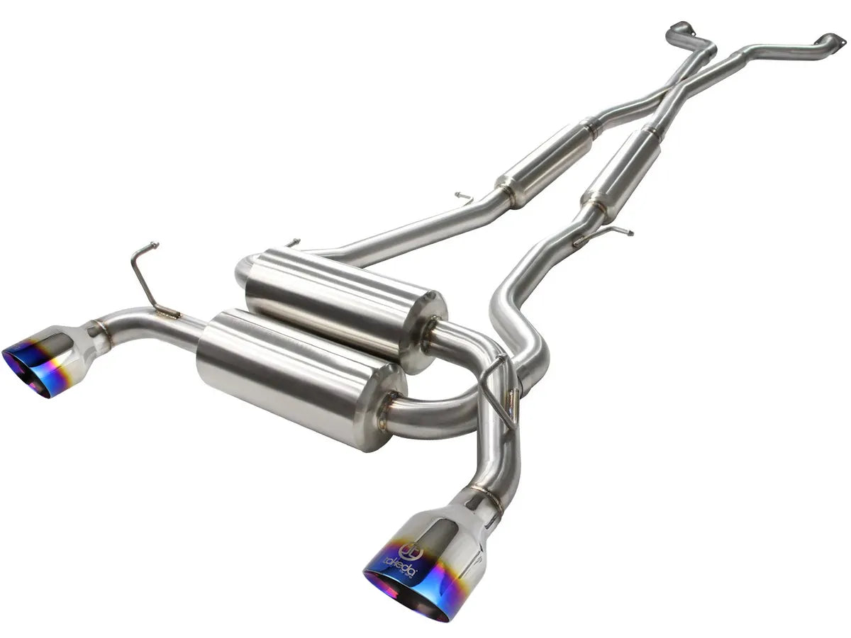 aFe Takeda 2.5" 304 Stainless Steel Cat-Back | 14-16 Infiniti Q60 Coupe 3.7L / 08-13 G37 Coupe 3.7L (49-36103)