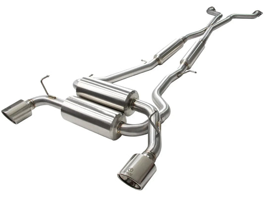 aFe Takeda 2.5" 304 Stainless Steel Cat-Back | 14-16 Infiniti Q60 Coupe 3.7L / 08-13 G37 Coupe 3.7L (49-36103)