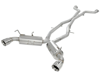 aFe Takeda 2.5in SS Cat-Back Exhaust w/ Polished Tips | Nissan 370Z V6 (09-13) (49-36107)