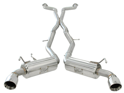 aFe Takeda 2.5in SS Cat-Back Exhaust w/ Polished Tips | Nissan 370Z V6 (09-13) (49-36107)