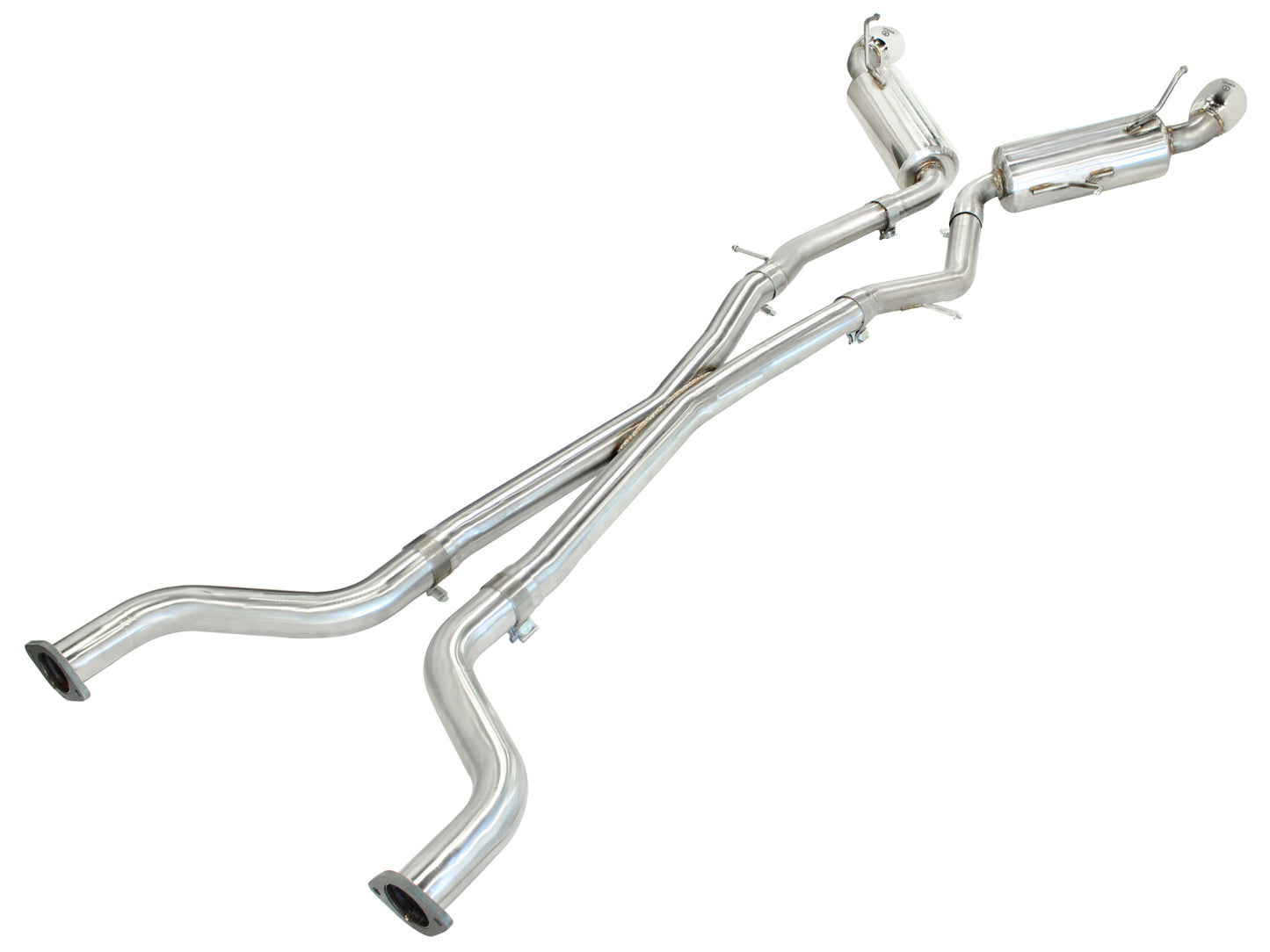 aFe Takeda 2.5in SS Cat-Back Exhaust w/ Polished Tips | Nissan 370Z V6 (09-13) (49-36107)