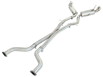 aFe Takeda 2.5in SS Cat-Back Exhaust w/ Polished Tips | Nissan 370Z V6 (09-13) (49-36107)