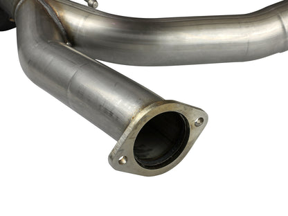 aFe 3in SS Hi-Tuck Cat-Back Exhaust Nissan Patrol Y62 (10-17) (49-36120)