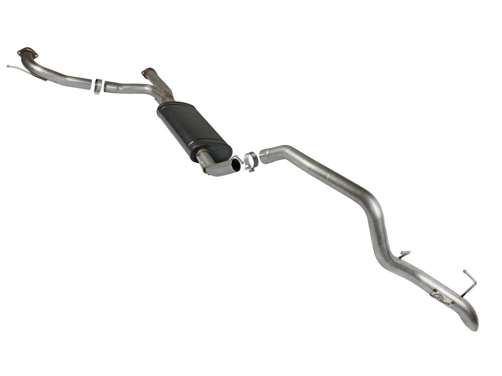 aFe 3in SS Hi-Tuck Cat-Back Exhaust Nissan Patrol Y62 (10-17) (49-36120)