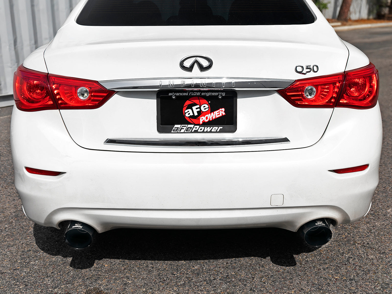 aFe Takeda 2.5in SS Axle-Back Exhaust | Infiniti Q50 (16-24) (49-36130NM-C)