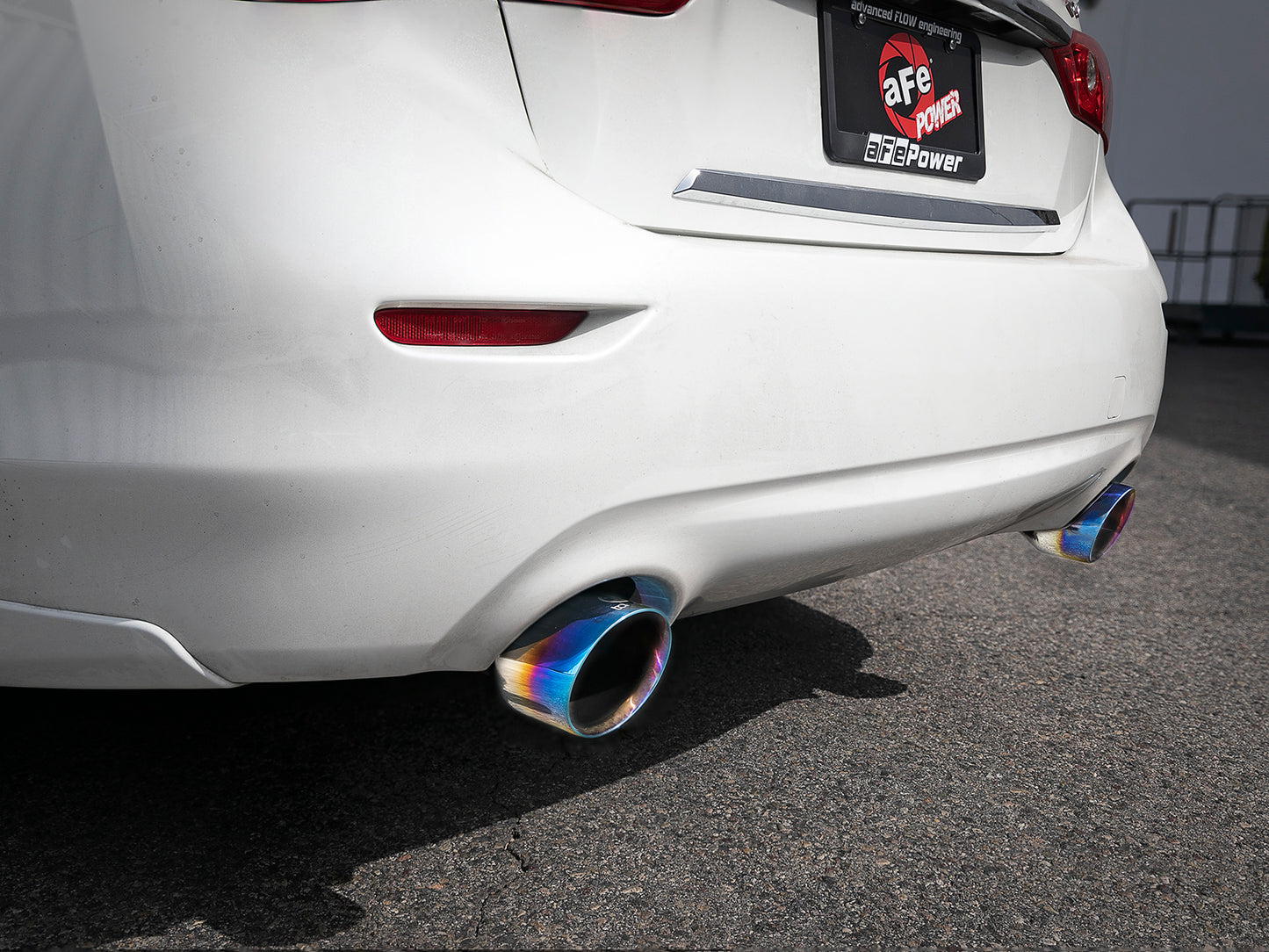 aFe Takeda 2.5in SS Axle-Back Exhaust | Infiniti Q50 (16-24) (49-36130NM-C)