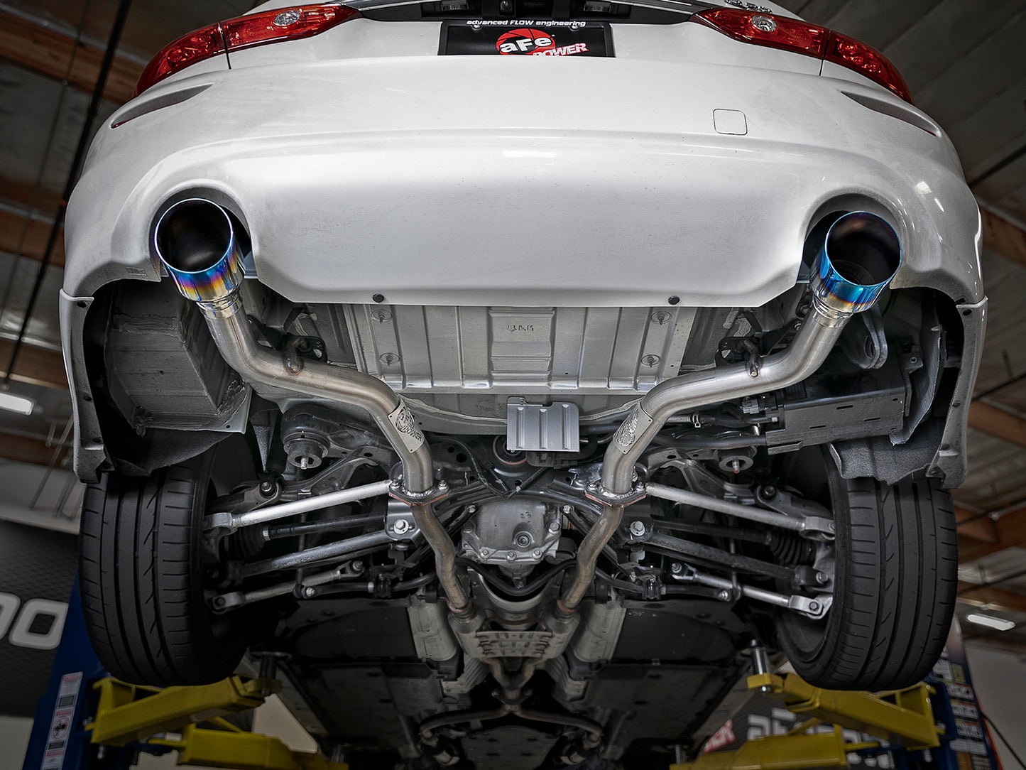aFe Takeda 2.5in SS Axle-Back Exhaust | Infiniti Q50 (16-24) (49-36130NM-C)