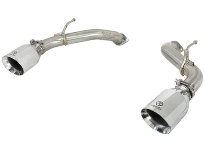 aFe Takeda 2.5in SS Axle-Back Exhaust | Infiniti Q50 (16-24) (49-36130NM-C)