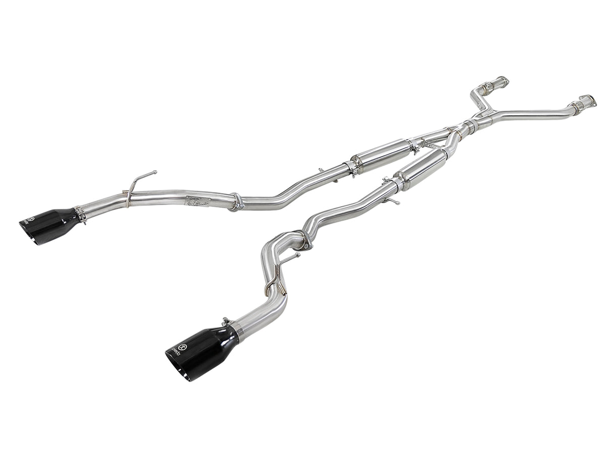 aFe Takeda 2.5in SS Cat-Back Exhaust | Infiniti Q50 (16-24) (49-36132NM-C)