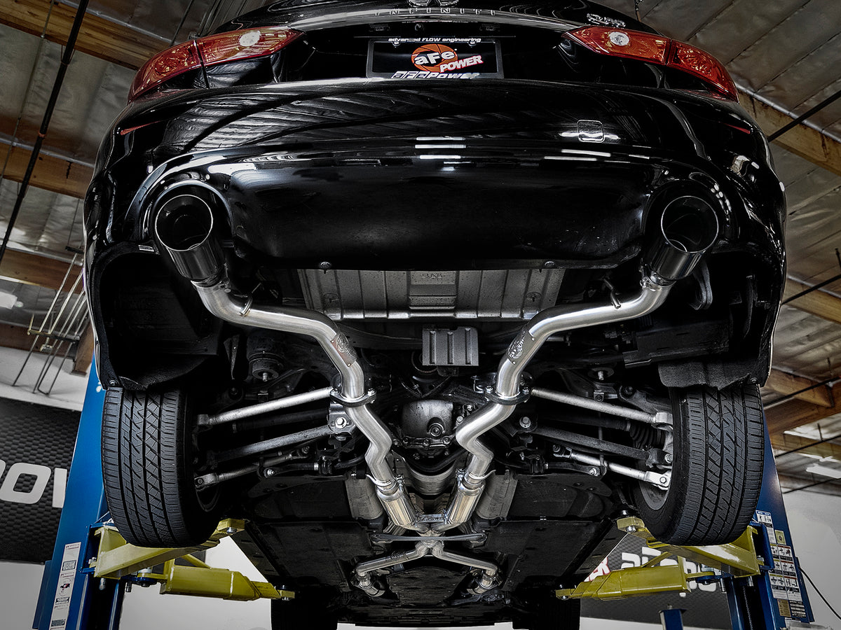 aFe Takeda 2.5in SS Cat-Back Exhaust | Infiniti Q50 (16-24) (49-36132NM-C)