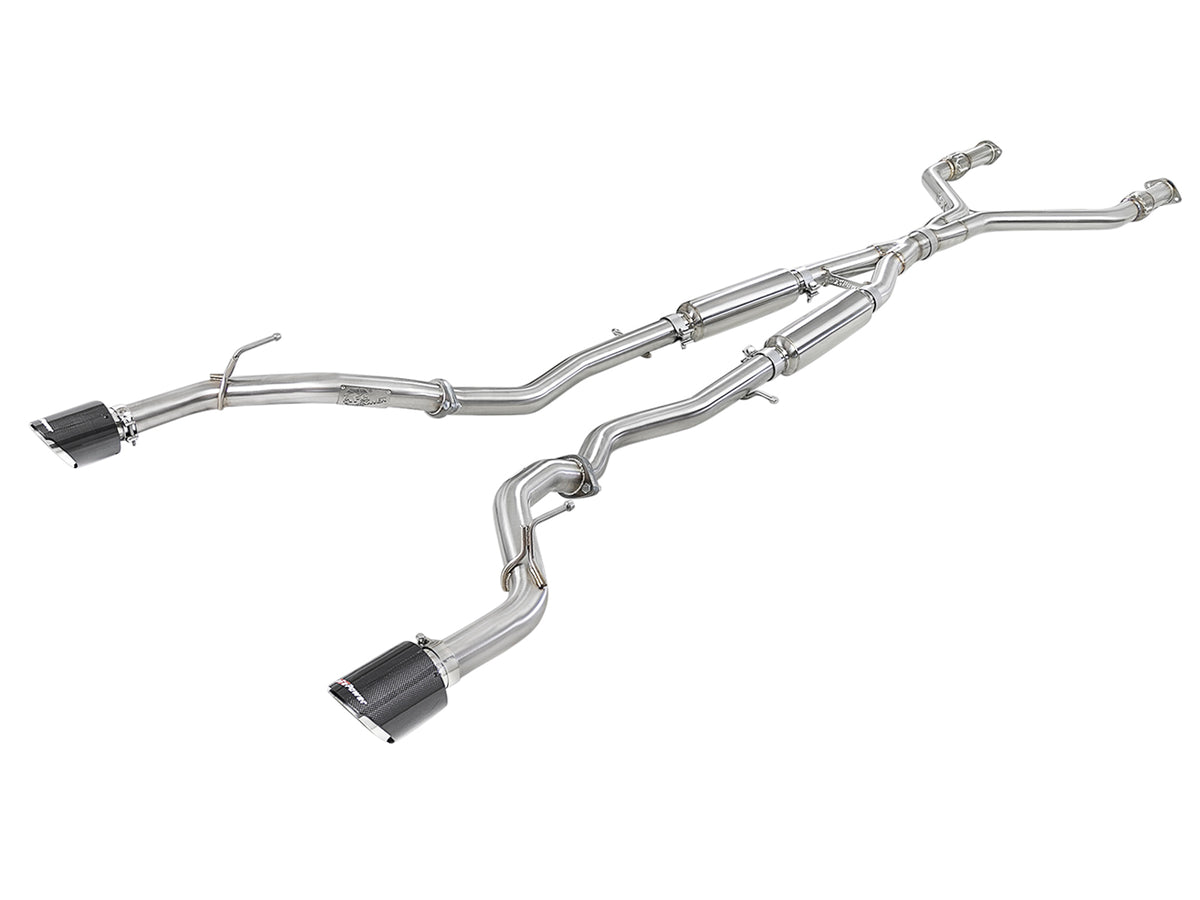 aFe Takeda 2.5in SS Cat-Back Exhaust | Infiniti Q50 (16-24) (49-36132NM-C)