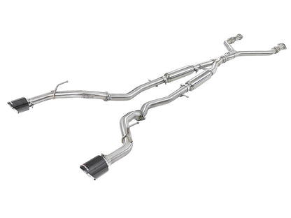 aFe Takeda 2.5in SS Cat-Back Exhaust | Infiniti Q50 (16-24) (49-36132NM-C)