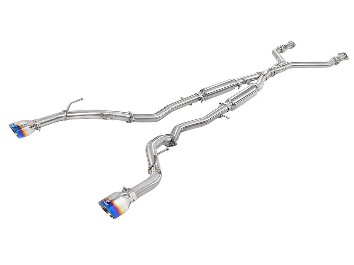aFe Takeda 2.5in SS Cat-Back Exhaust | Infiniti Q50 (16-24) (49-36132NM-C)