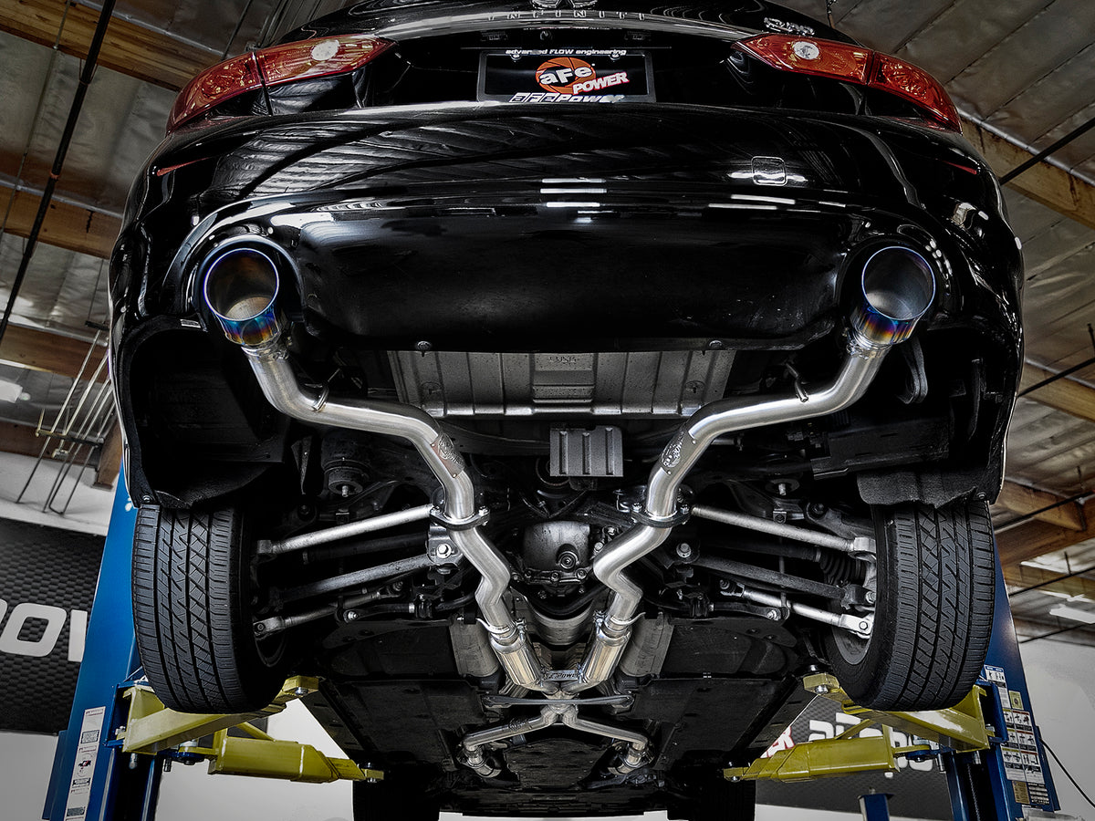 aFe Takeda 2.5in SS Cat-Back Exhaust | Infiniti Q50 (16-24) (49-36132NM-C)