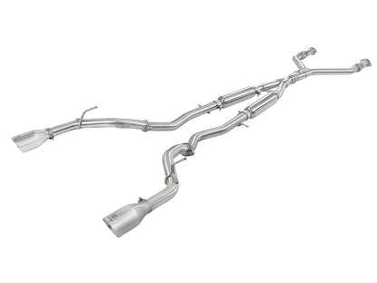 aFe Takeda 2.5in SS Cat-Back Exhaust | Infiniti Q50 (16-24) (49-36132NM-C)