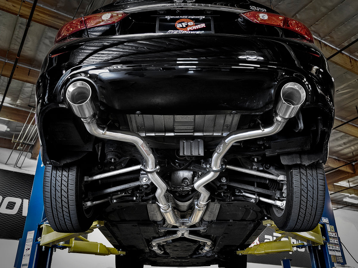 aFe Takeda 2.5in SS Cat-Back Exhaust | Infiniti Q50 (16-24) (49-36132NM-C)