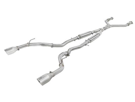 aFe Takeda 2.5" Stainless Steel Cat-Back Exhaust System | 2016-2024 Infiniti Q50 3.0L (49-36132)