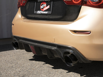 aFe Takeda 2.5in SS Cat-Back Exhaust | Infiniti Q50 3.7L (14-15) (49-36136-C)