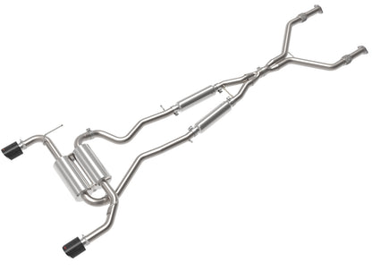 aFe Takeda 2.5in SS Cat-Back Exhaust | Infiniti Q50 3.7L (14-15) (49-36136-C)