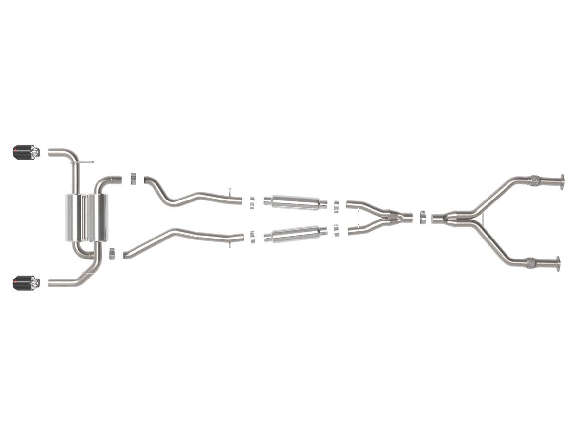 aFe Takeda 2.5in SS Cat-Back Exhaust | Infiniti Q50 3.7L (14-15) (49-36136-C)