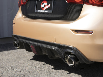 aFe Takeda 2.5in SS Cat-Back Exhaust | Infiniti Q50 3.7L (14-15) (49-36136-C)
