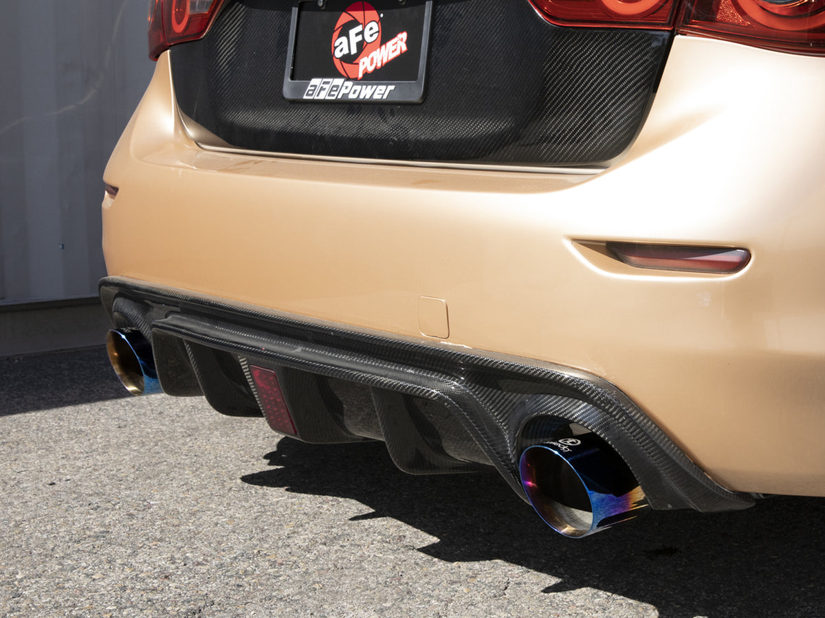 aFe Takeda 2.5in SS Cat-Back Exhaust | Infiniti Q50 3.7L (14-15) (49-36136-C)