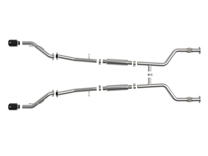 aFe Takeda 2.5in SS Cat-Back Exhaust | Nissan Z (23+) (49-36138-P)