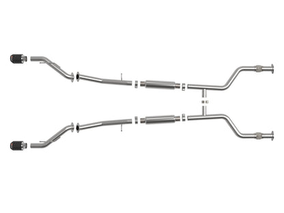 aFe Takeda 2.5in SS Cat-Back Exhaust | Nissan Z (23+) (49-36138-P)