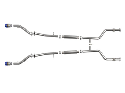 aFe Takeda 2.5in SS Cat-Back Exhaust | Nissan Z (23+) (49-36138-P)