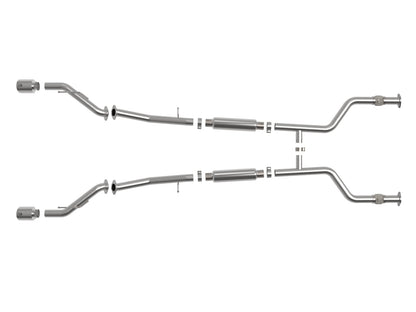 aFe Takeda 2.5in SS Cat-Back Exhaust | Nissan Z (23+) (49-36138-P)