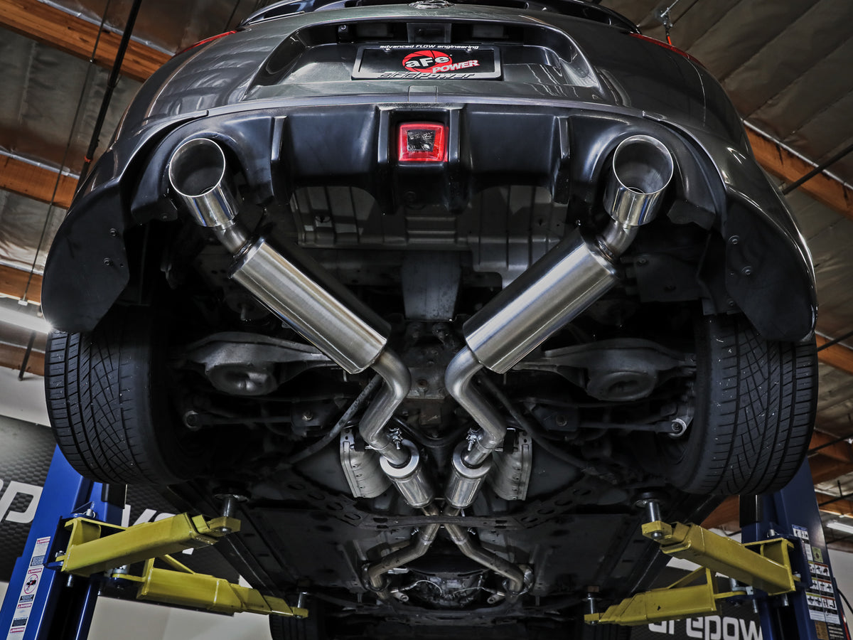 aFe Takeda Carbon Tip Cat-Back Exhaust System | Nissan 370Z (09-20) (49-36139-C)
