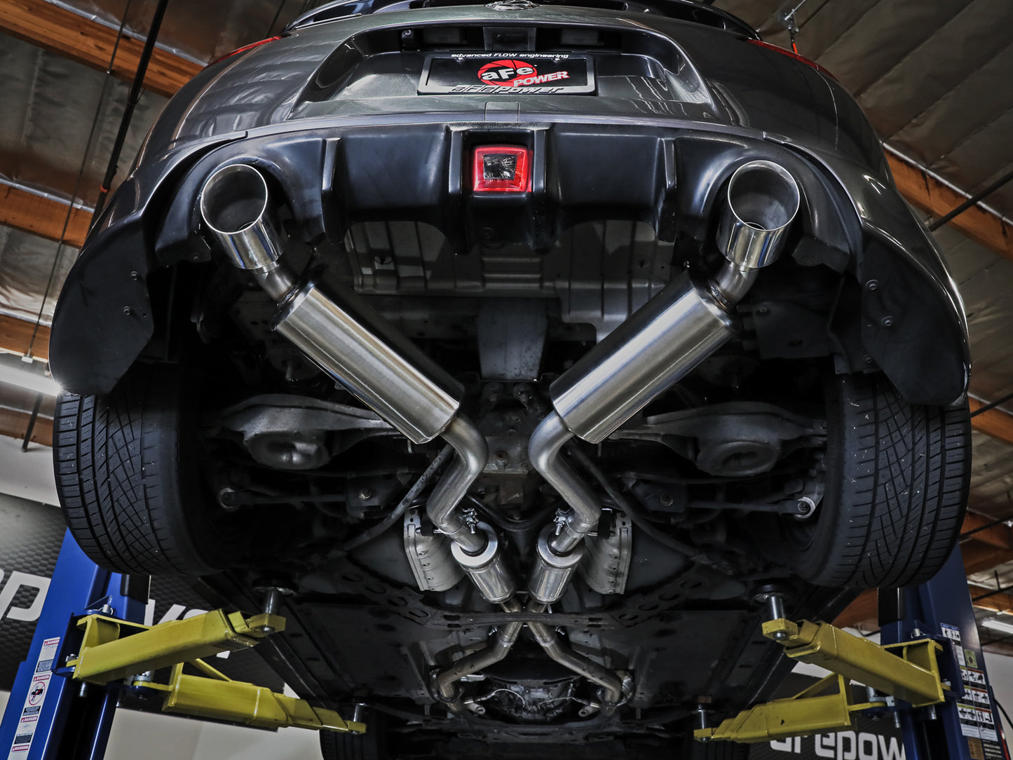aFe Takeda Blue Flame Tip Cat-Back Exhaust System | Nissan 370Z (09-20) (49-36139-L)