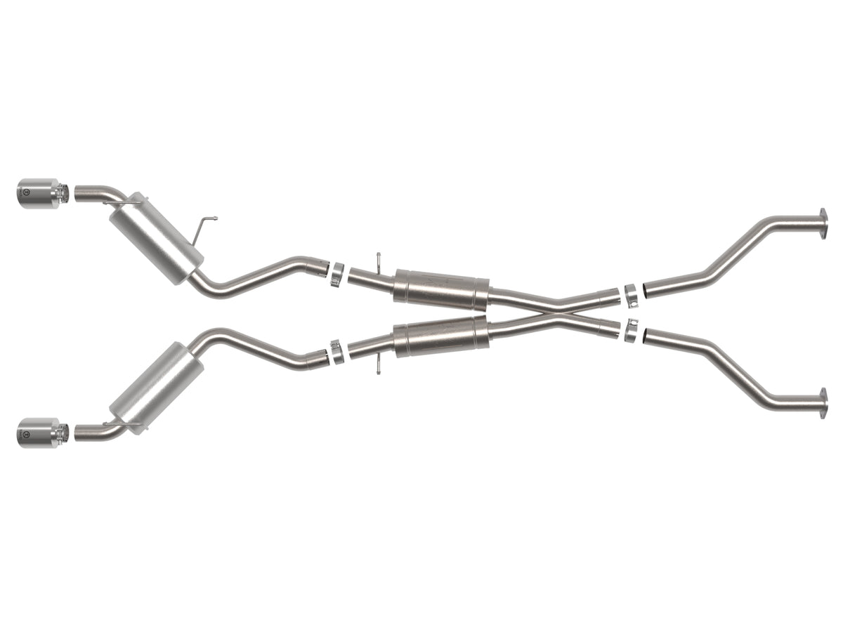 aFe Takeda Polished Tip Cat-Back Exhaust System | Nissan 370Z (09-20) (49-36139-P)