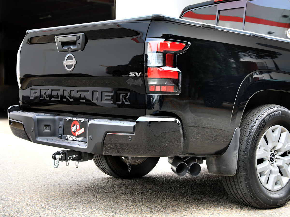 aFe 49-36140-B Vulcan SS Cat-back Exhaust w/ Black Tips For Nissan 22+