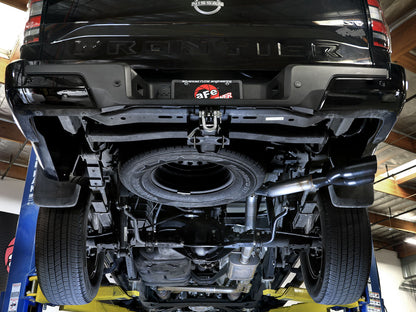 aFe 49-36140-B Vulcan SS Cat-back Exhaust w/ Black Tips For Nissan 22+