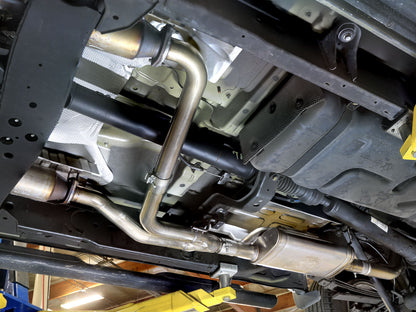 aFe 49-36140-B Vulcan SS Cat-back Exhaust w/ Black Tips For Nissan 22+
