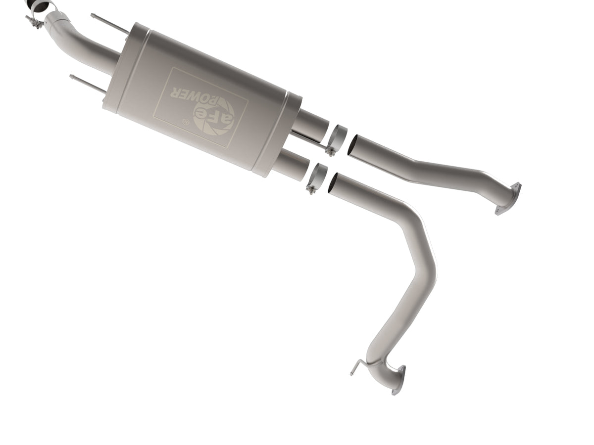 aFe 49-36142 Vulcan Series 3in Stnless Steel Cat-Back Exhaust For Nissan Armada 25-26 V6 3.5L