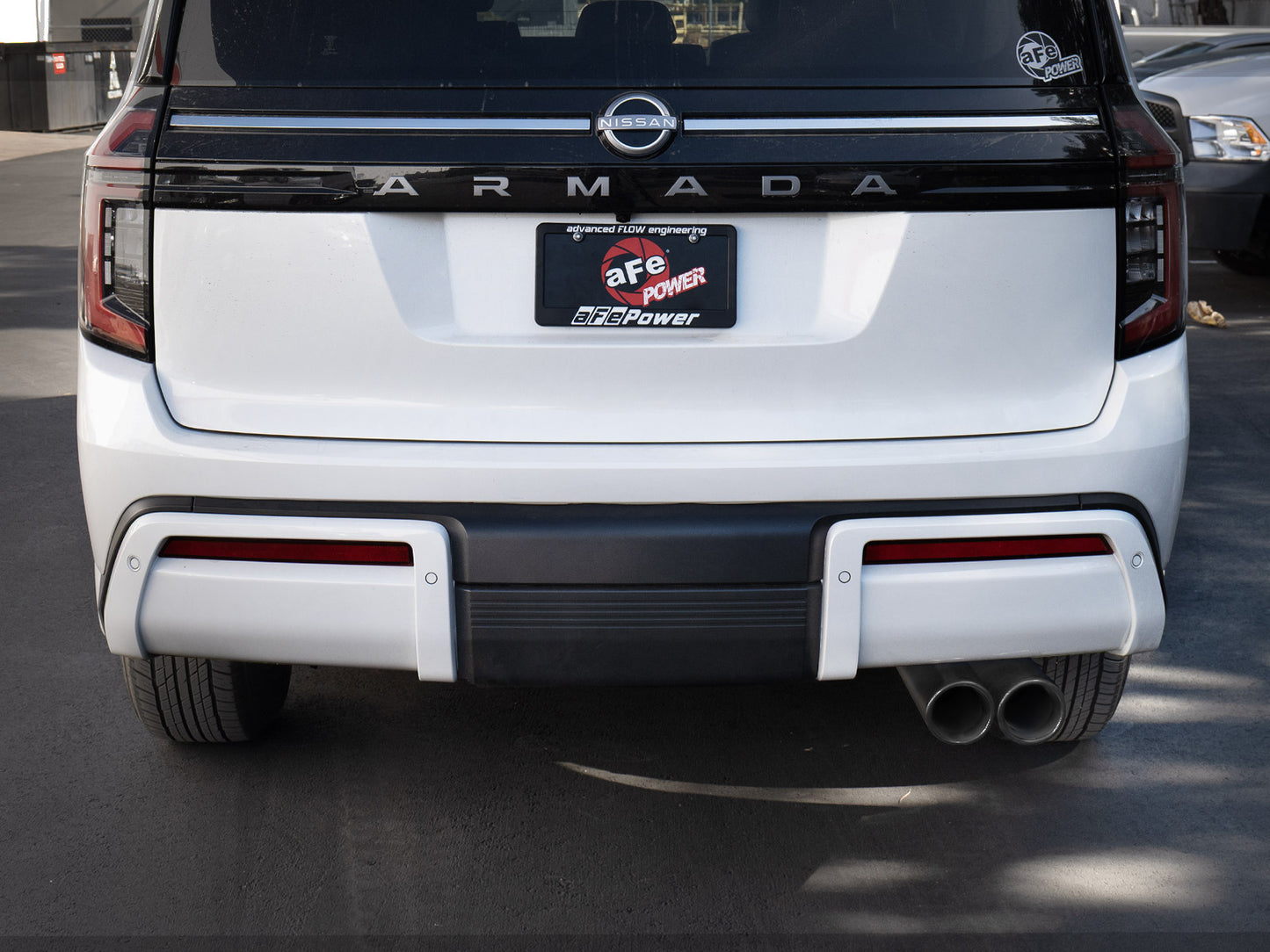 aFe 49-36143-B Cat-Back Exhaust 3in SS Black Tip For Nissan Armada 25-26