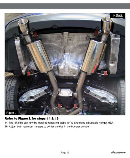 aFe 2.75in SS Cat-Back Exhaust | BMW 335i L6-3.0L N55 E90/E92 (11-12) (49-36306)
