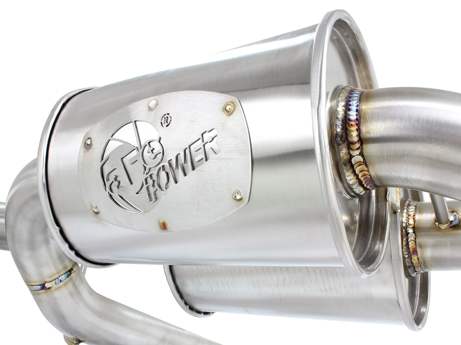 aFe 2.5in SS Downpipe-Back Exhaust | BMW 335i (E90/E92) (07-13) (49-36327-P)