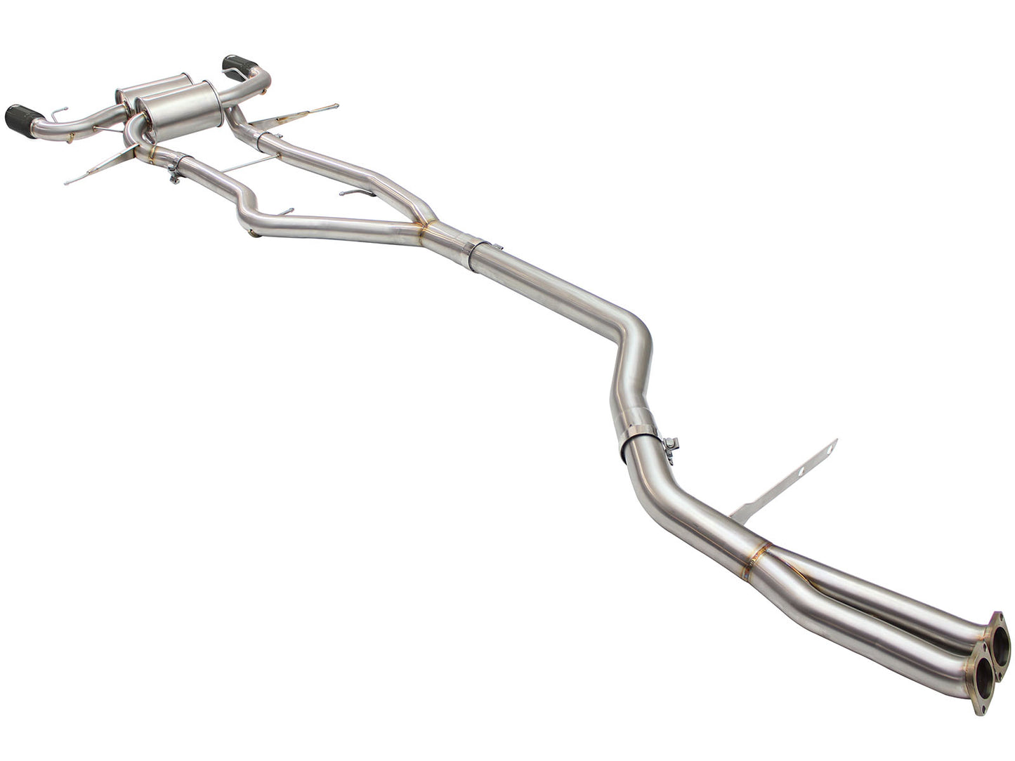 aFe 3in to 2.5in SS Cat-Back Exhaust w/ Black Tip | BMW 335i (E90/E92) (11-13) (49-36328-B)