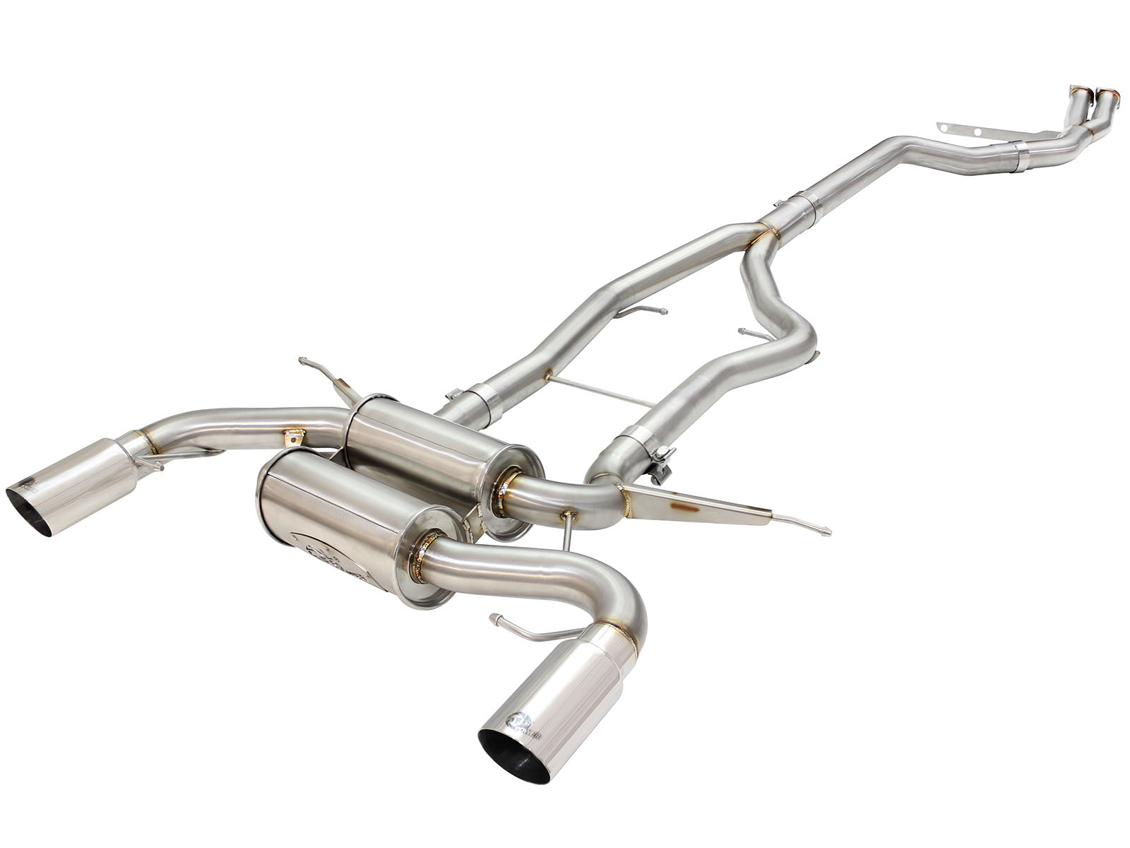 aFe SS 3-2.5in Cat-Back Exhaust | BMW 335i (E90/E92) (11-13) (49-36328-P)