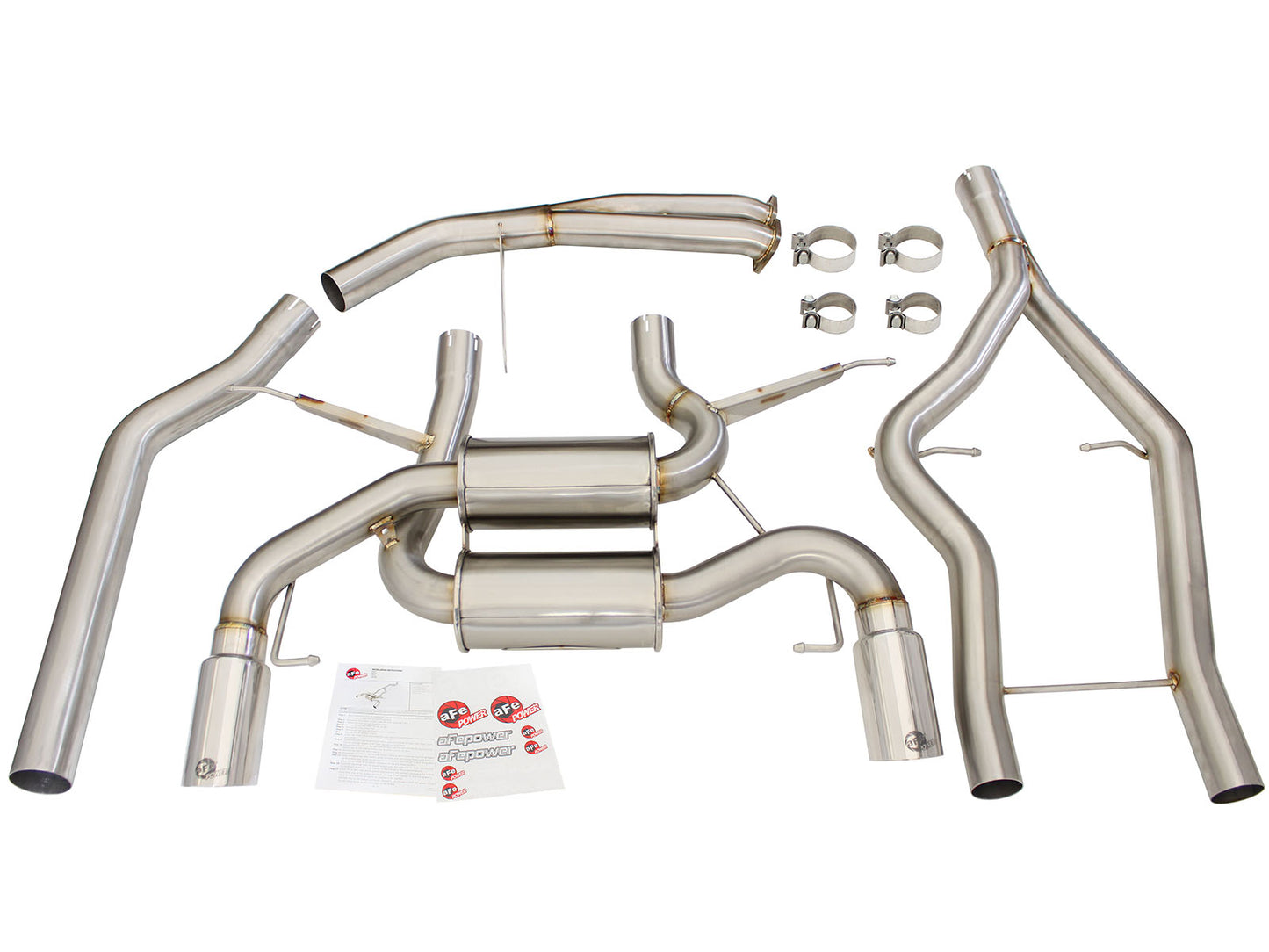 aFe SS 3-2.5in Cat-Back Exhaust | BMW 335i (E90/E92) (11-13) (49-36328-P)