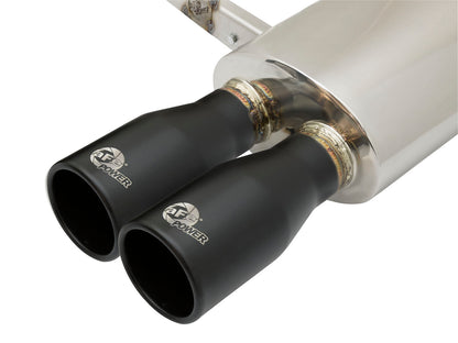 aFe SS Cat-Back Exhaust w/ Black Tip | Mini Cooper S (14-17) (49-36331-B)