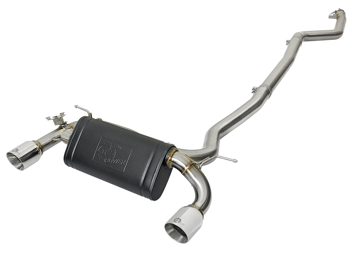aFe SS Cat-Back Exhaust w/ Polished Tips | BMW 340i/340ix (16-17) (49-36334-P)