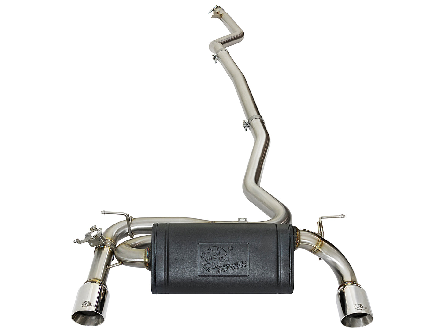 aFe SS Cat-Back Exhaust w/ Polished Tips | BMW 340i/340ix (16-17) (49-36334-P)