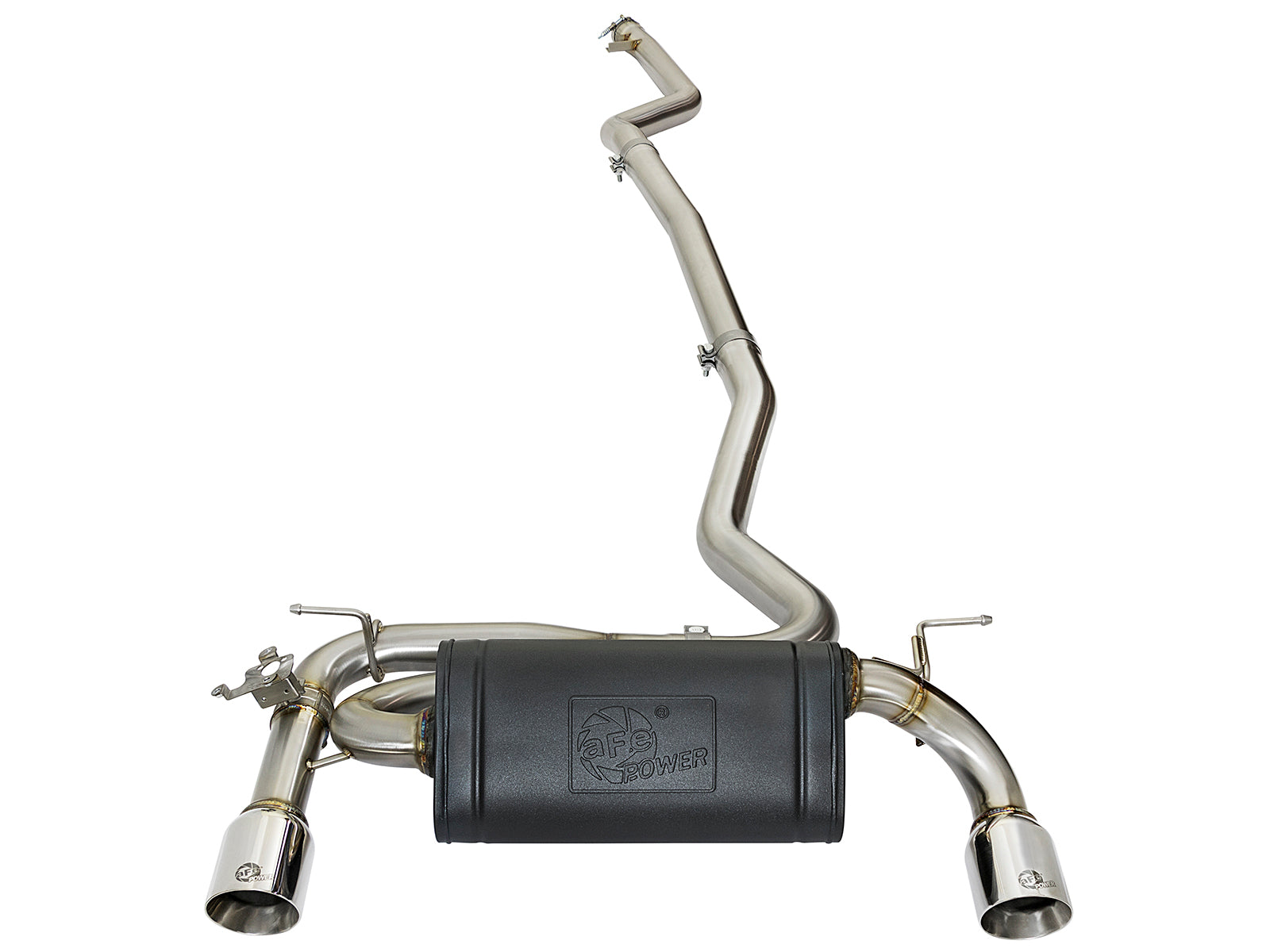 aFe SS Cat-Back Exhaust w/ Polished Tips | BMW 340i/340ix (16-17) (49-36334-P)