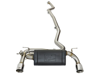 aFe SS Cat-Back Exhaust w/ Polished Tips | BMW 340i/340ix (16-17) (49-36334-P)